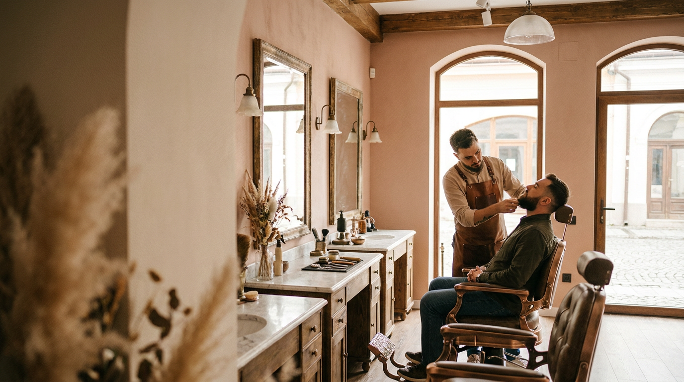 Salon Ella Style – interior elegant cu scaune și oglinzi