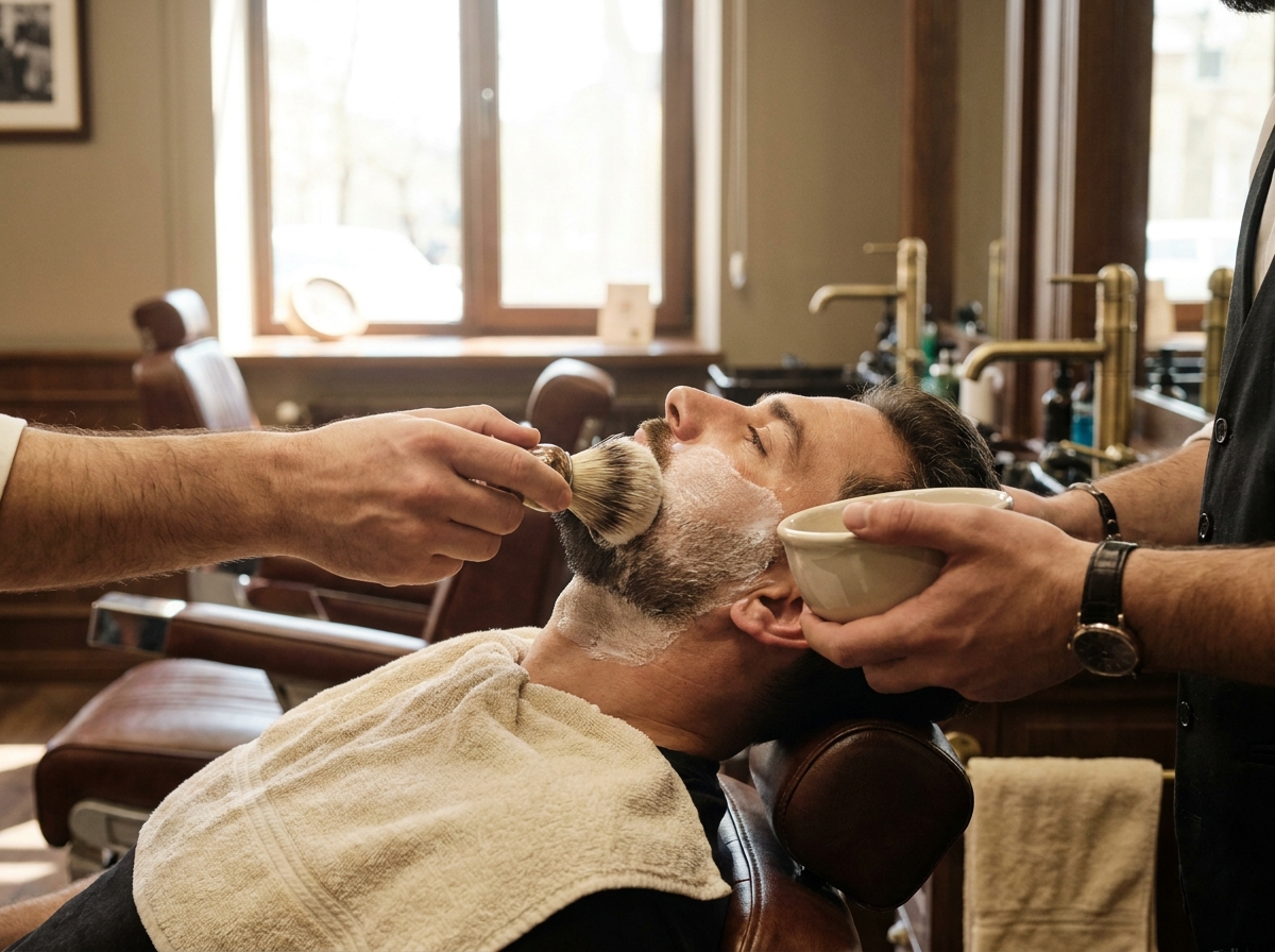Echipa Ella Style pregătind o clientă pentru coafare